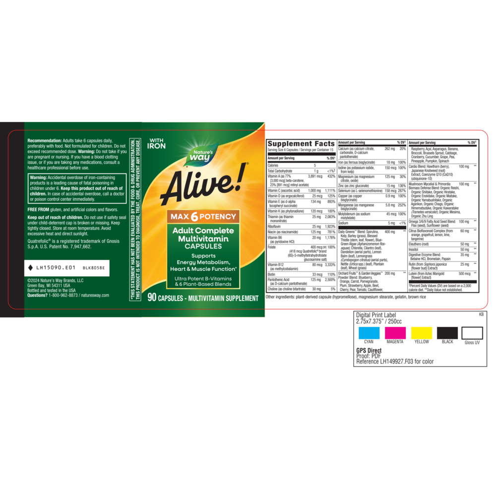 Product image for Alive!® Max Potency.