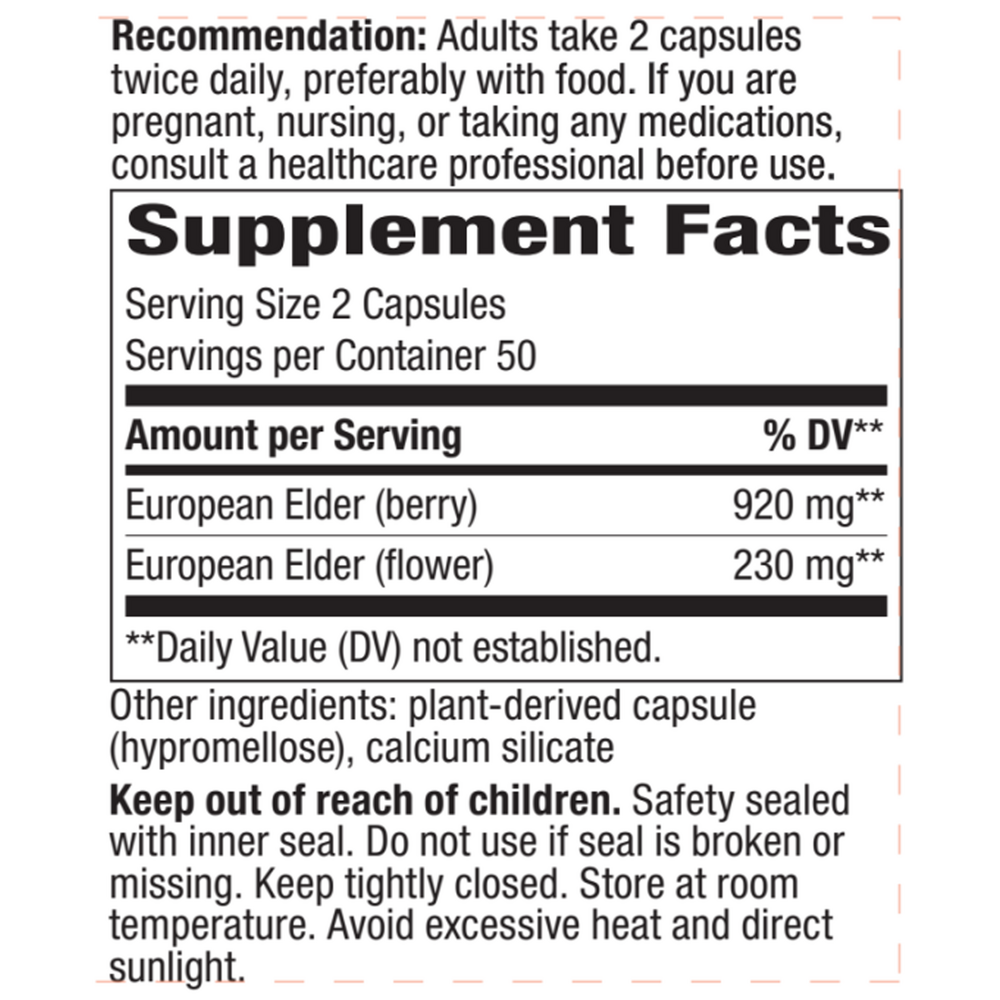 Product image for Black Elderberry.