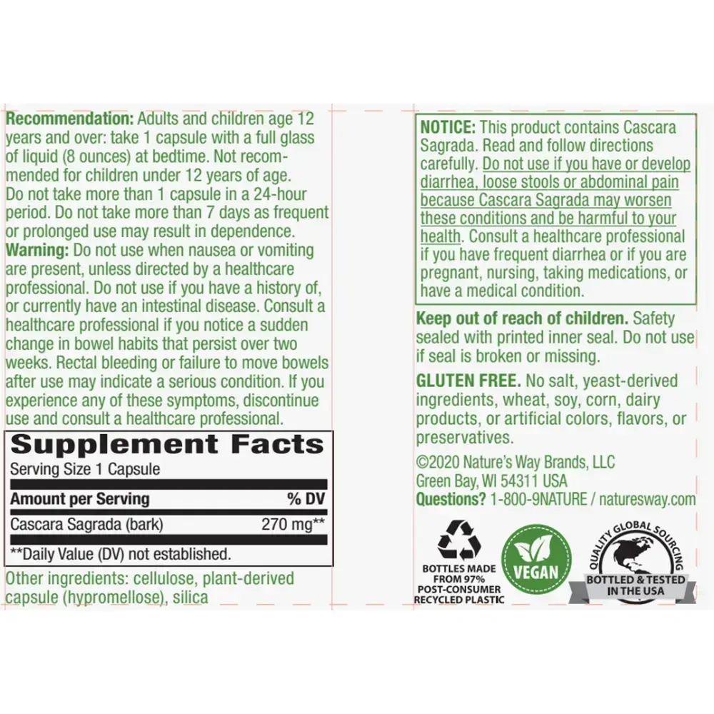Product image for Cascara Sagrada Bark.