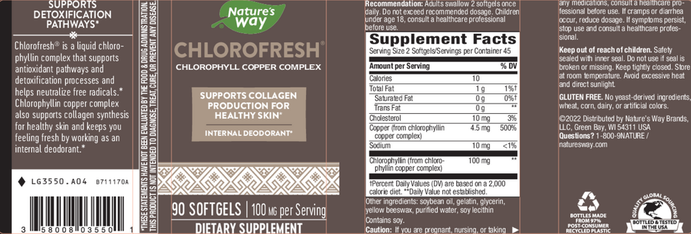 Product image for Chlorofresh®.
