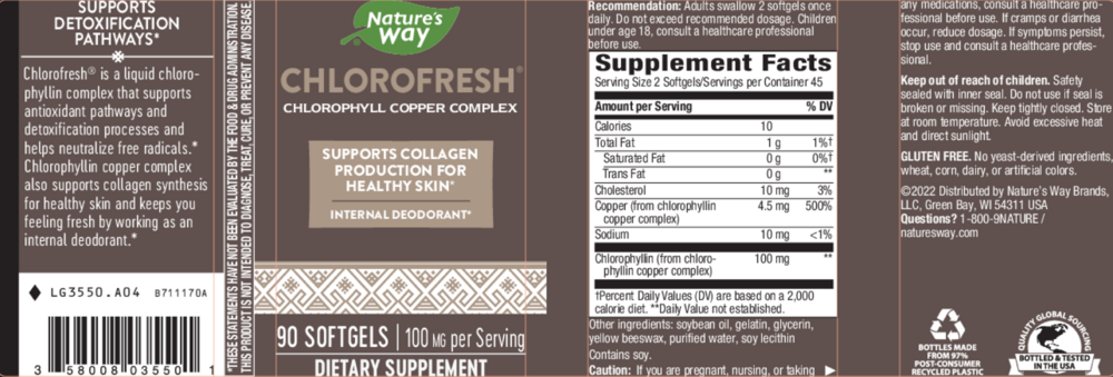 Product image for Chlorofresh®.