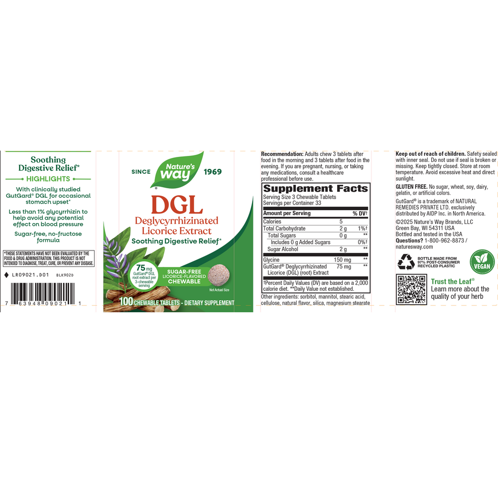 Product image for DGL Fructose Free.