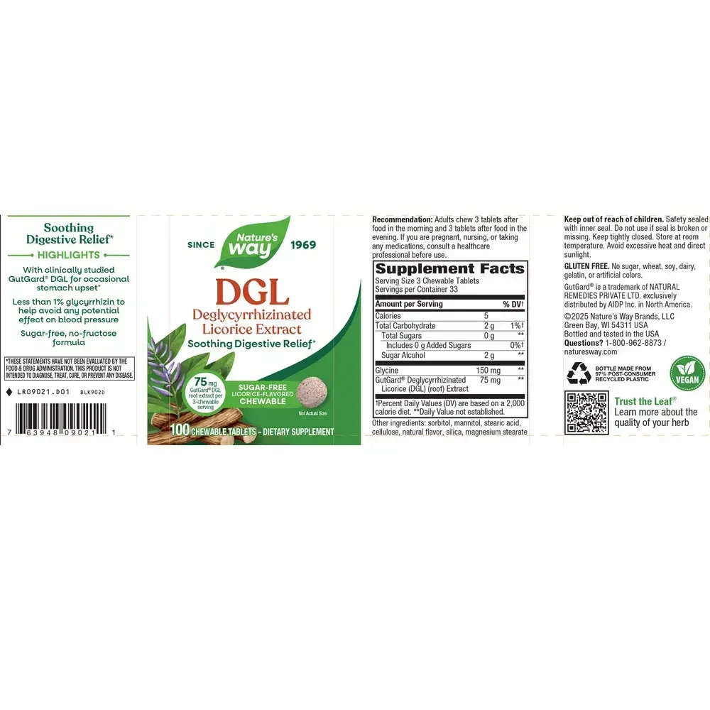 Product image for DGL Fructose Free.