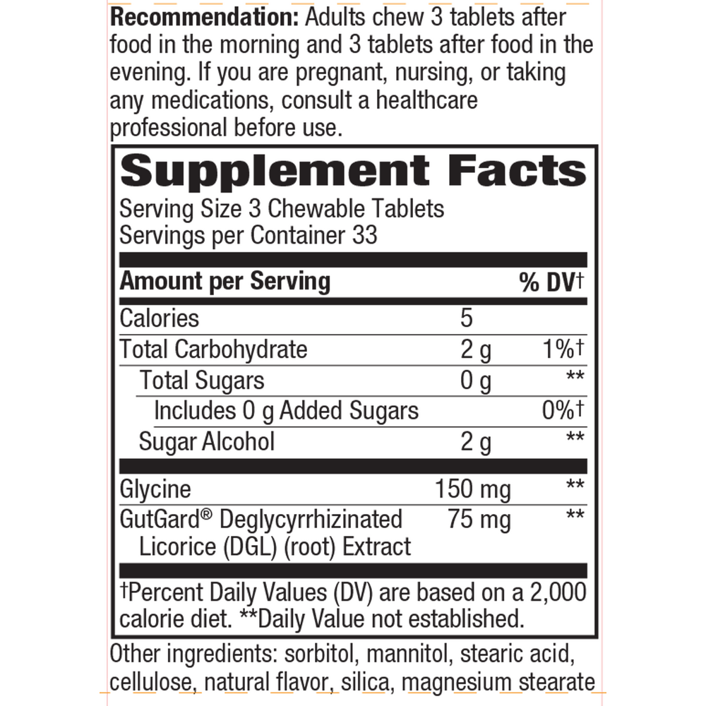 Product image for DGL Fructose Free.
