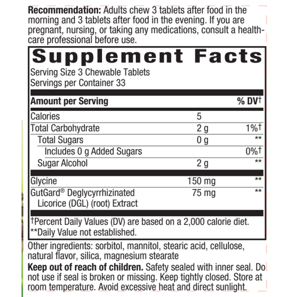 Product image for DGL Fructose Free.