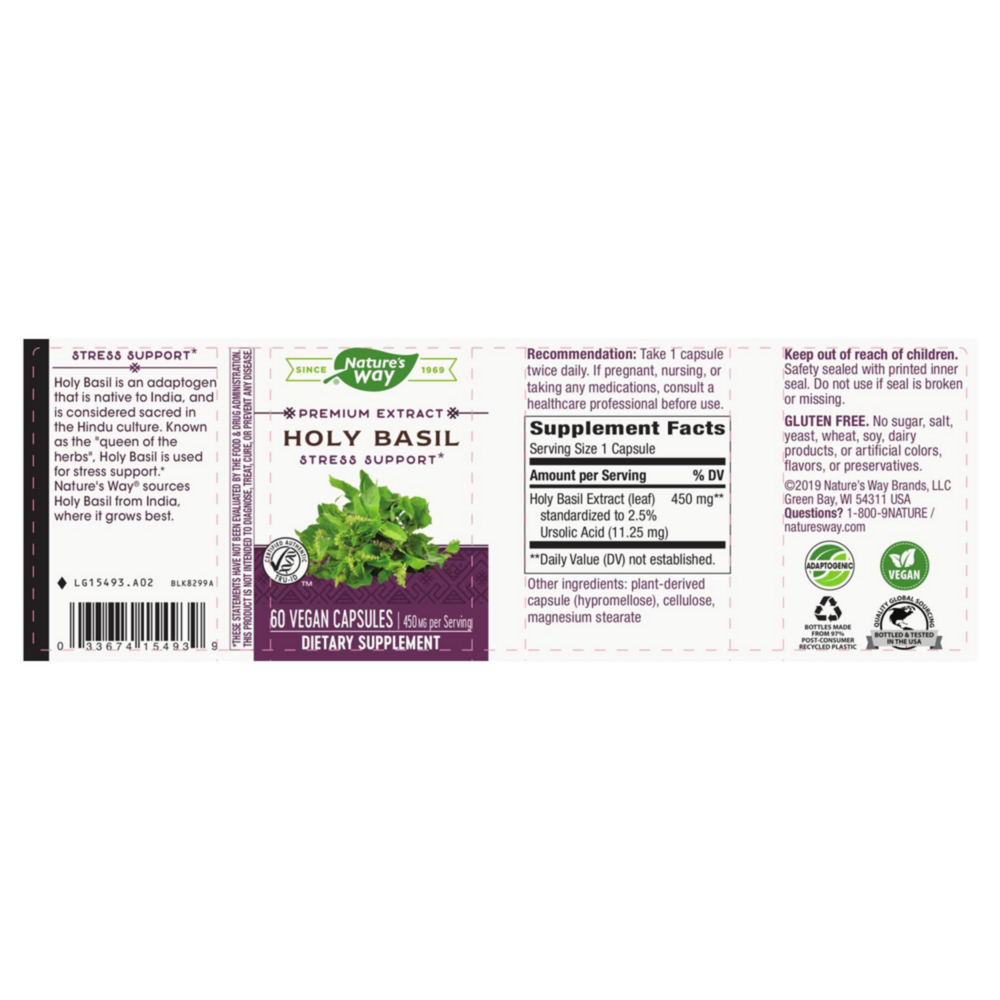 Product image for Holy Basil.