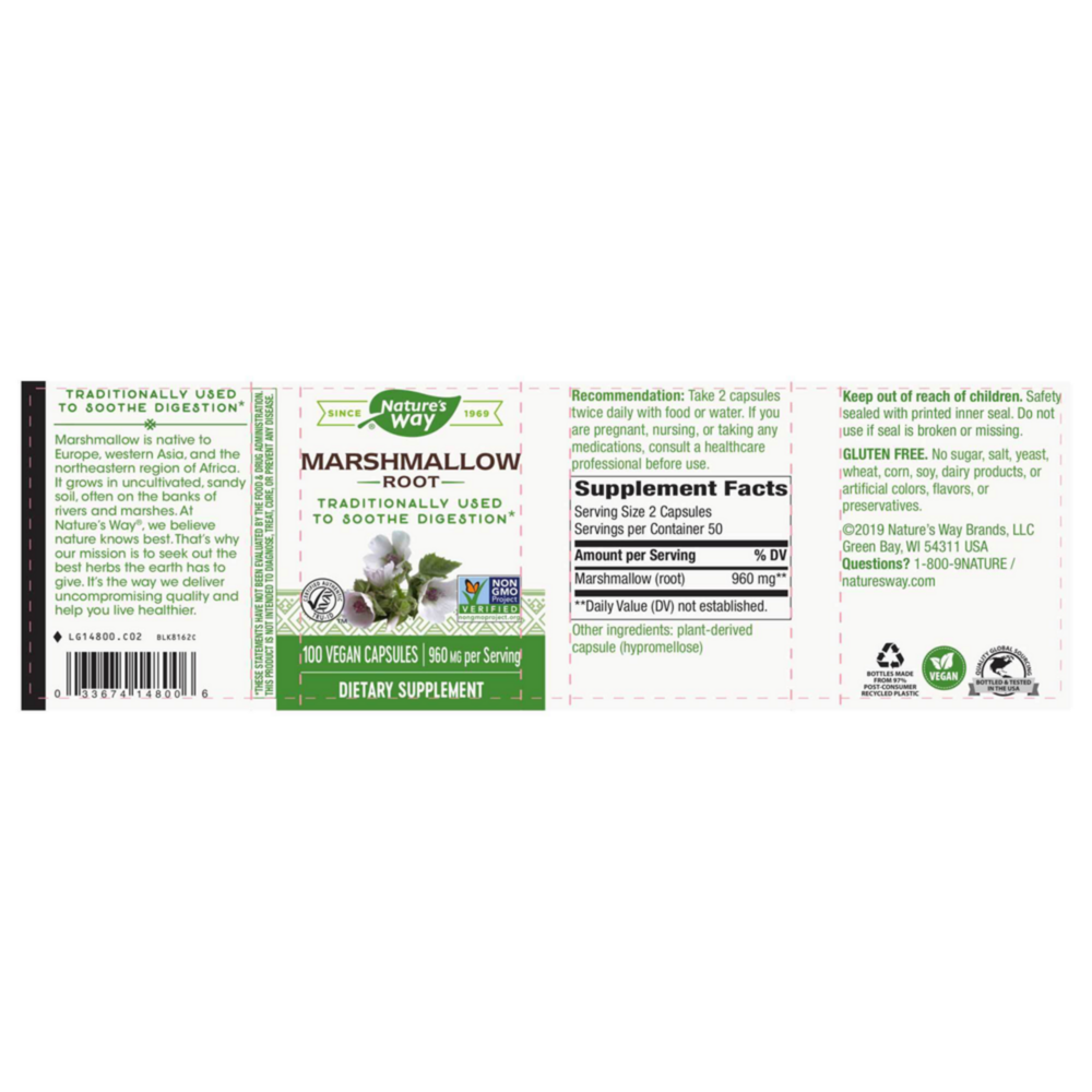 Product image for Marshmallow Root.