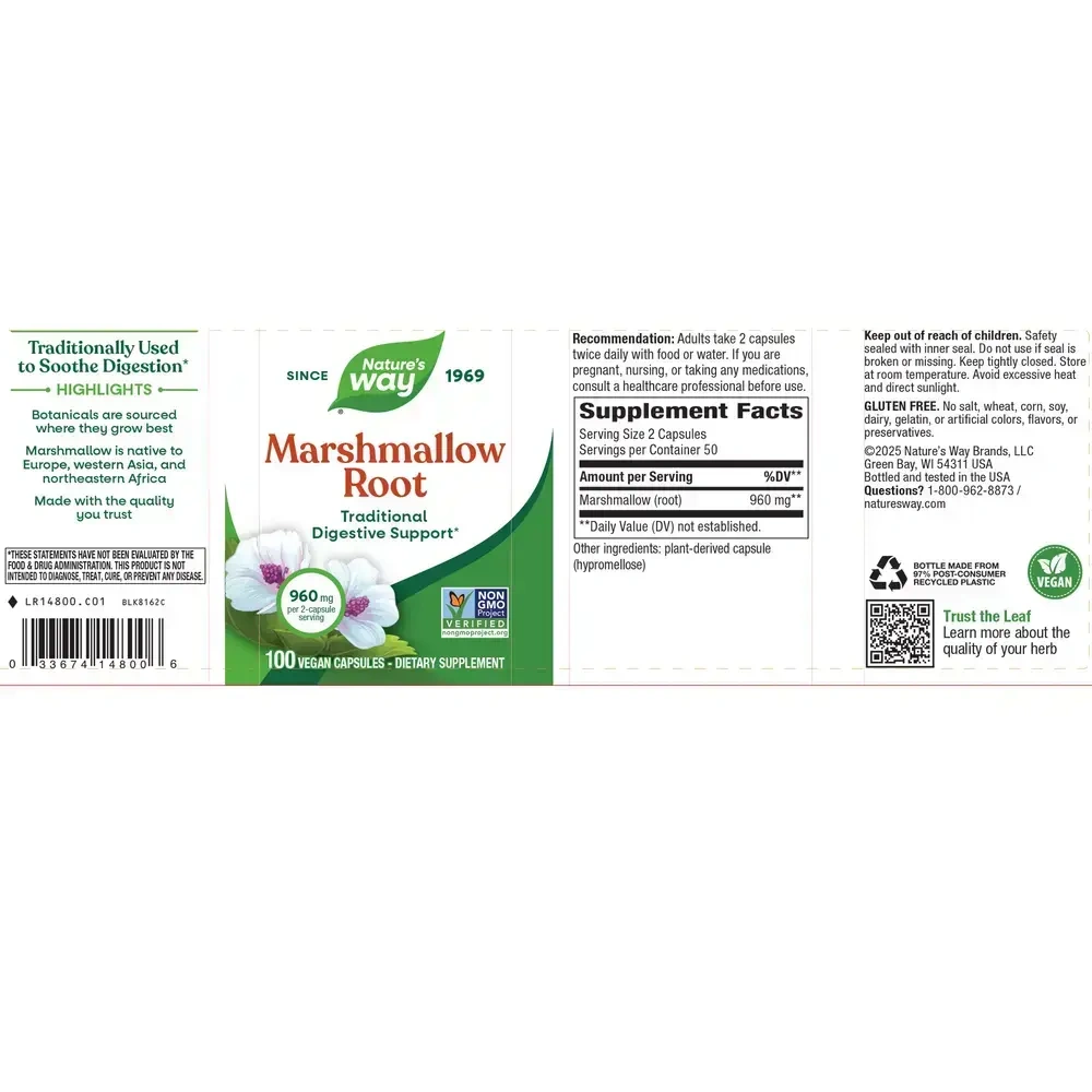 Product image for Marshmallow Root.
