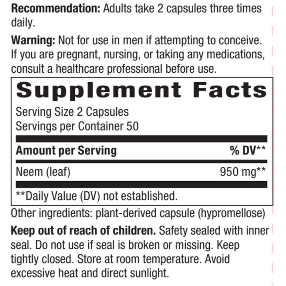 Product image for Neem Leaf.