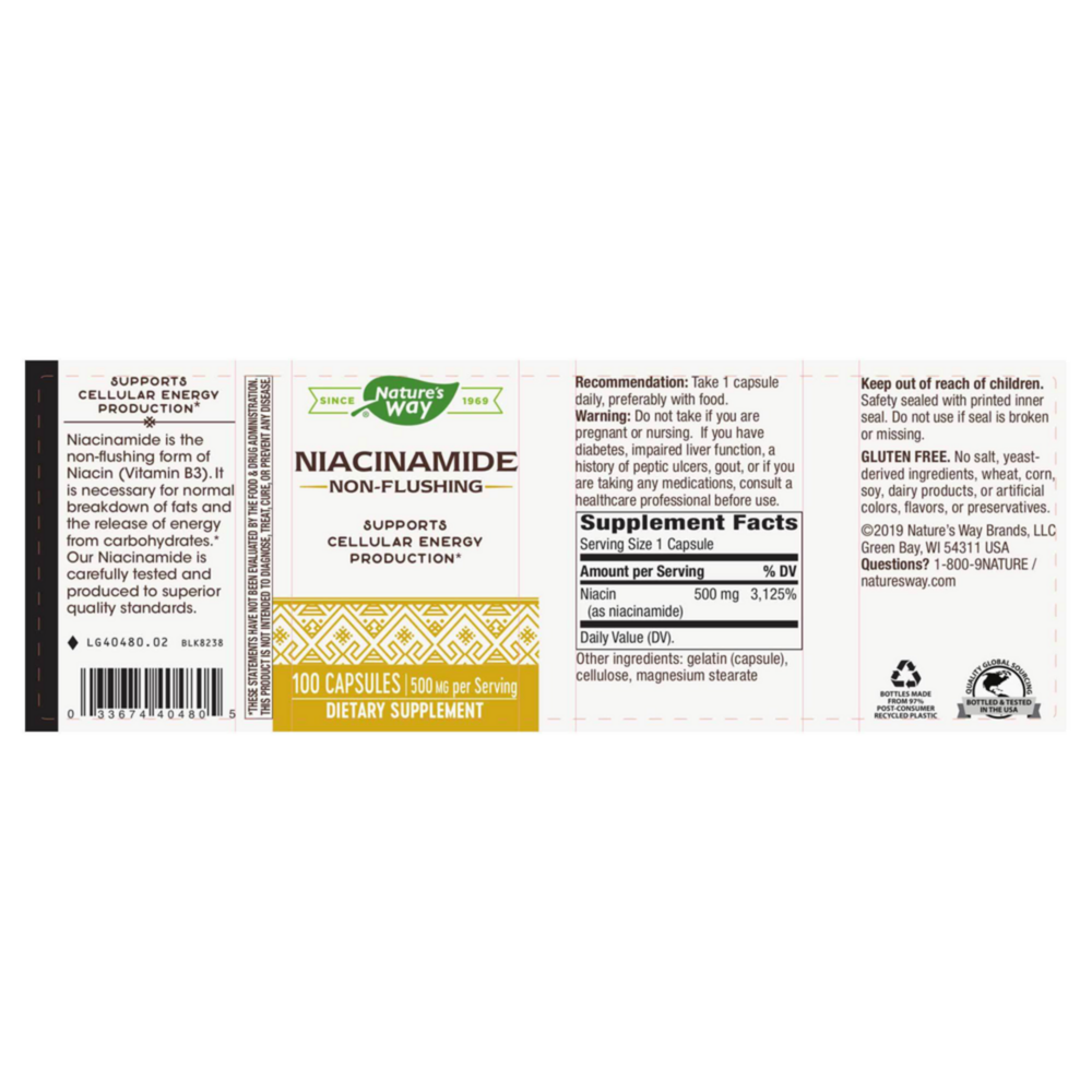 Product image for Niacinamide.