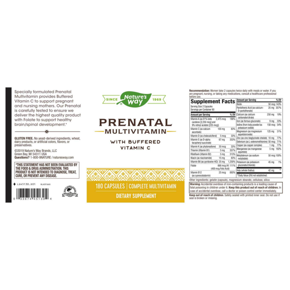 Product image for Prenatal Multi-Vitamin.