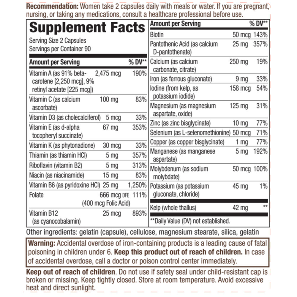 Product image for Prenatal Multi-Vitamin.