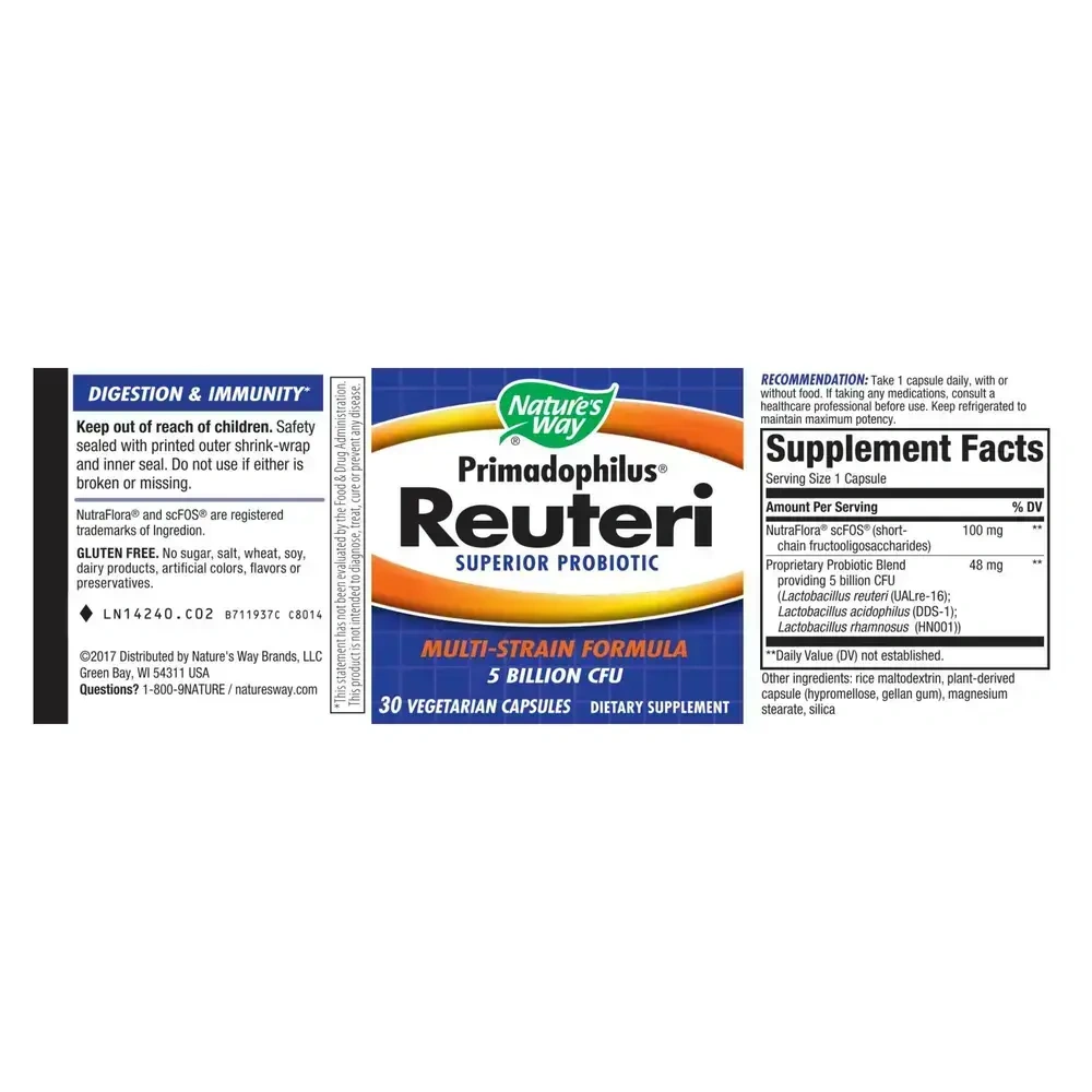 Product image for Primadophilus Reuteri.