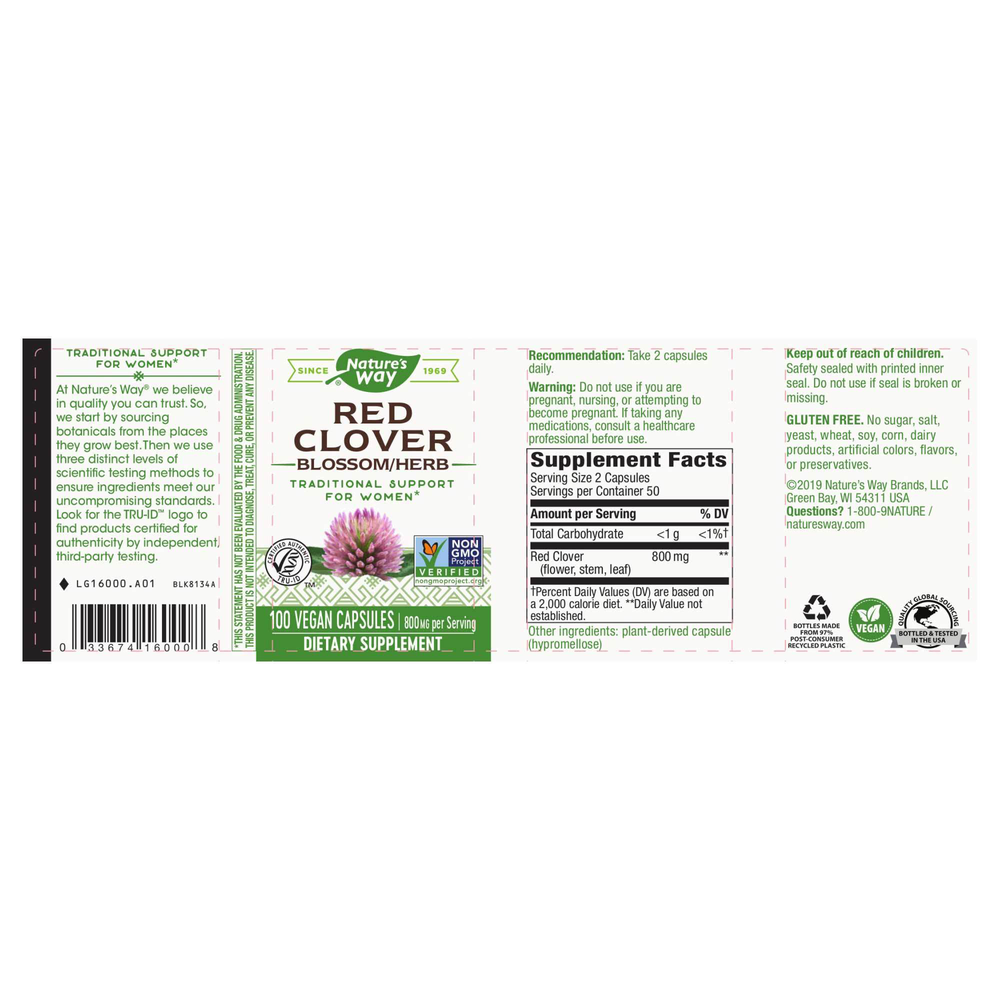 Product image for Red Clover Blossom &#x2F; Herb.