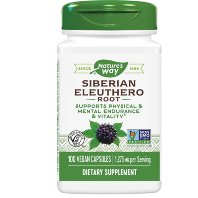 Siberian Eleuthero Root 100 capsules