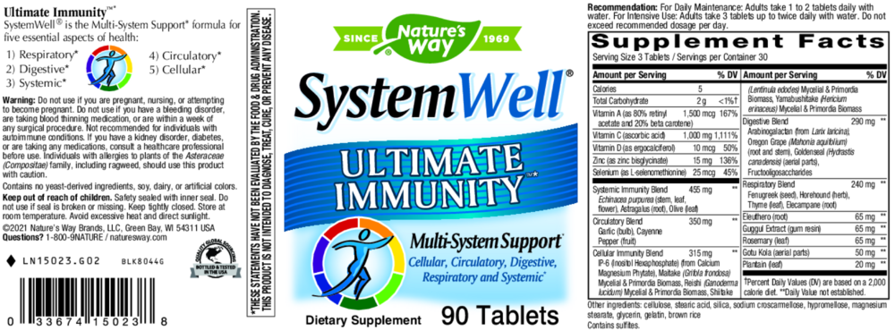 Product image for SystemWell® Ultimate Immunity.