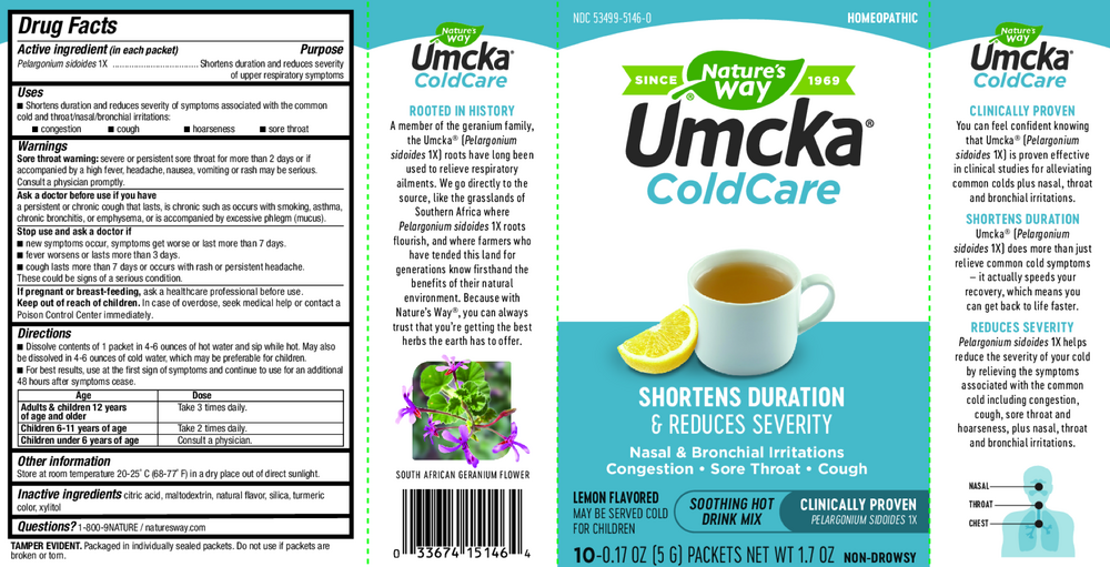 Product image for Umcka® ColdCare Lemon Hot Drink.