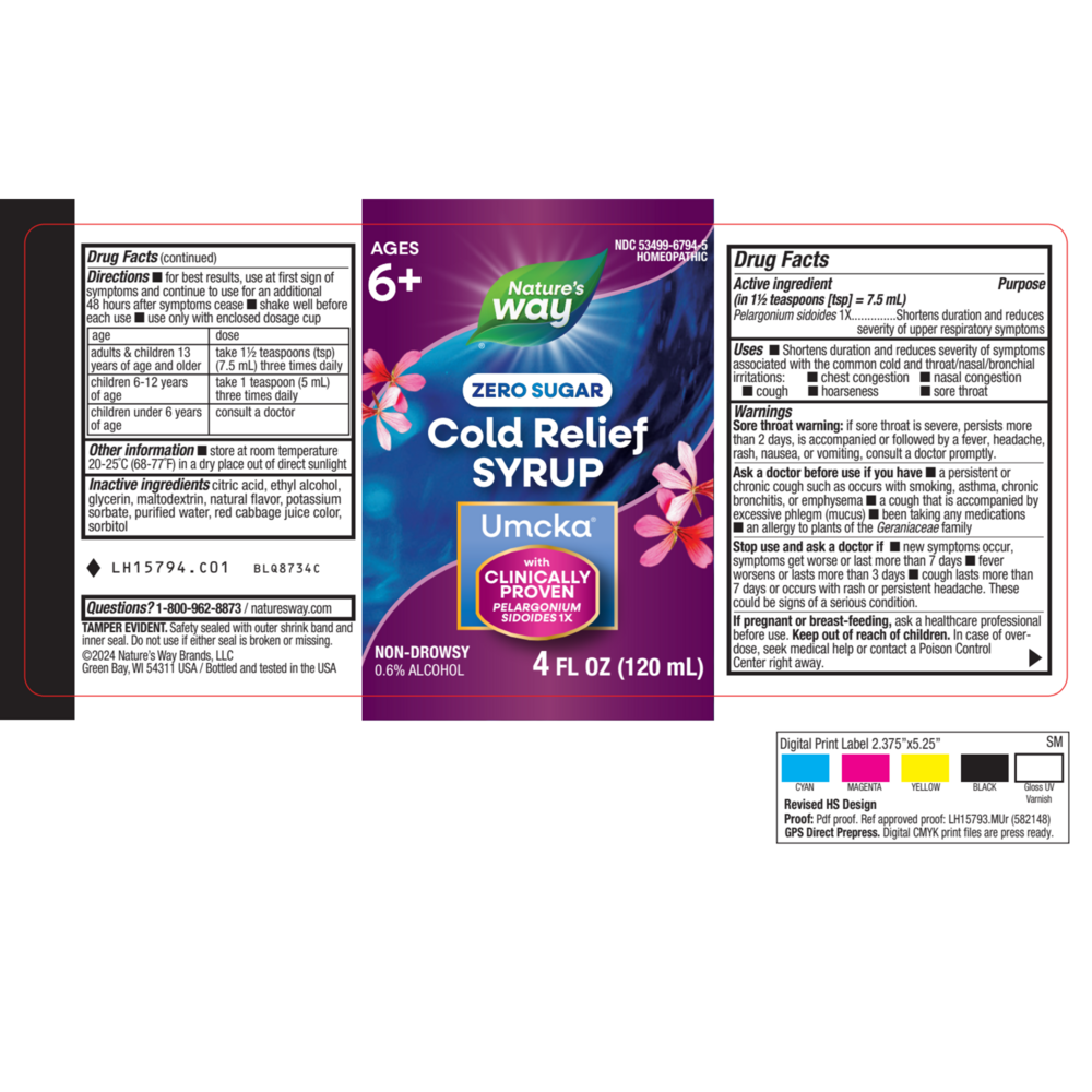Product image for Umcka® ColdCare Sugar-Free Syrup Grape.
