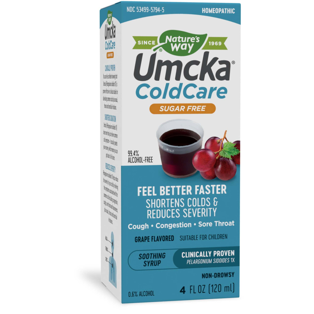 Umcka® ColdCare Sugar-Free Syrup Grape product image