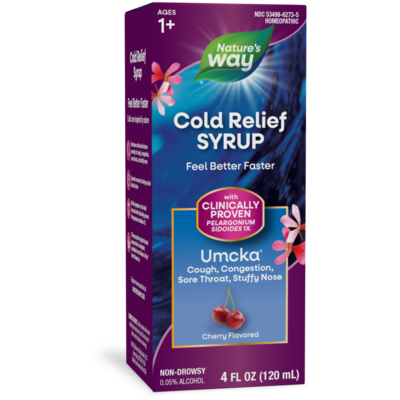 Umcka® ColdCare Alcohol Free Cherry Syrup 120 Milliliters