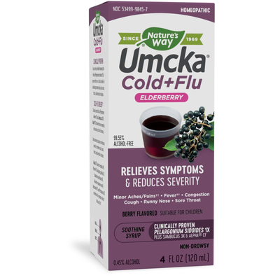 Umcka® Elderberry Cold + Flu Syrup 4oz product image