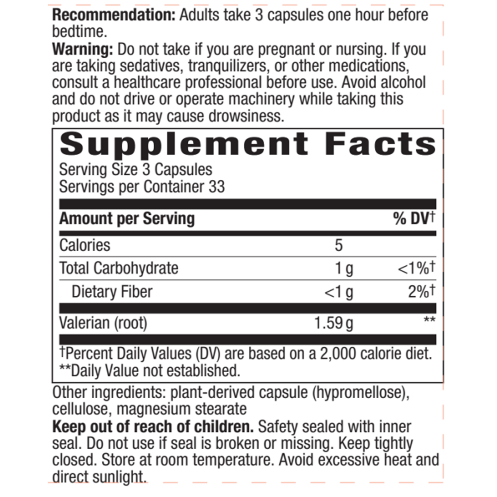 Product image for Valerian Root.