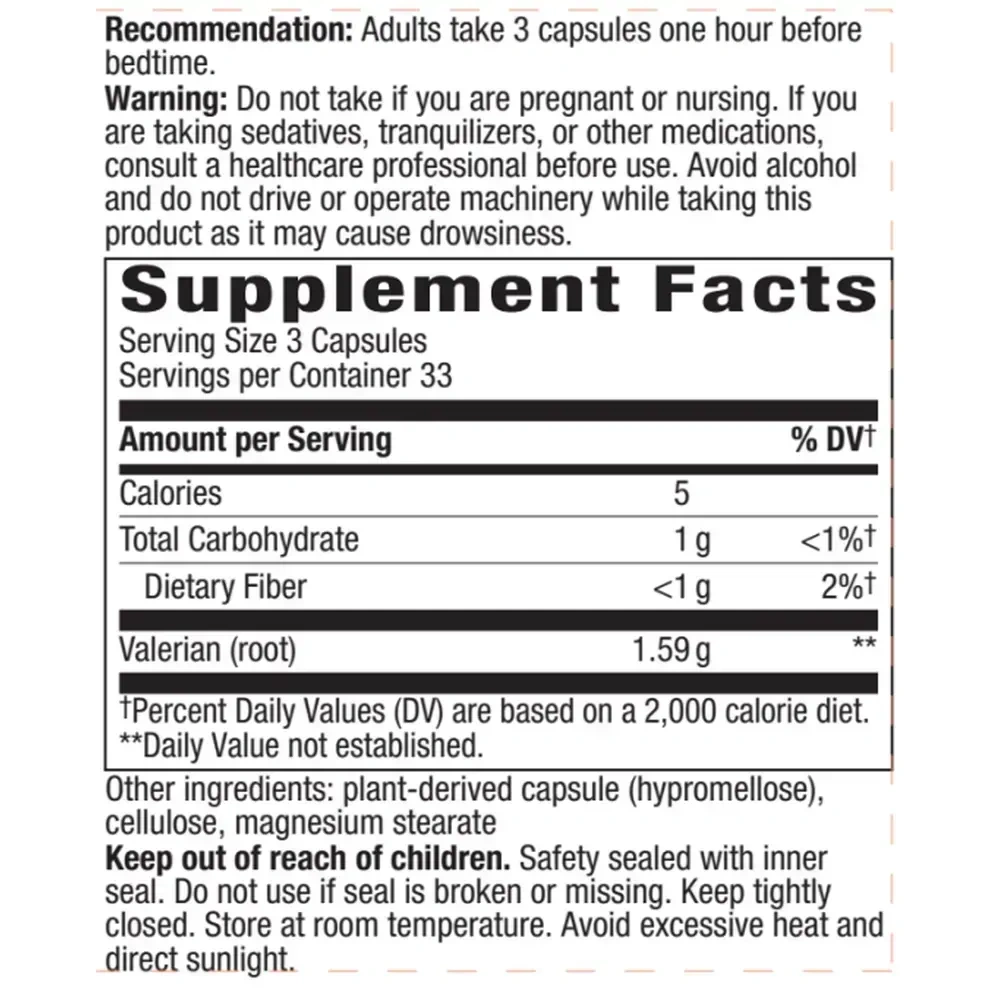 Product image for Valerian Root.