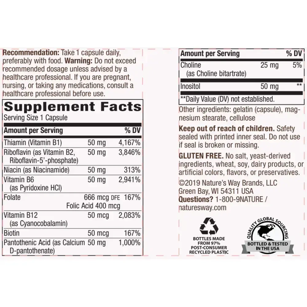 Product image for Vitamin B-50 Complex.