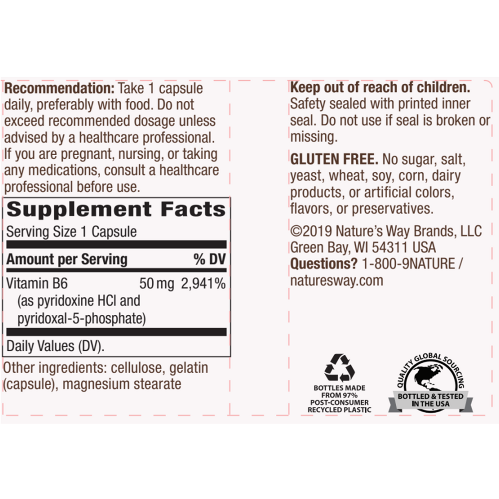Product image for Vitamin B-6.