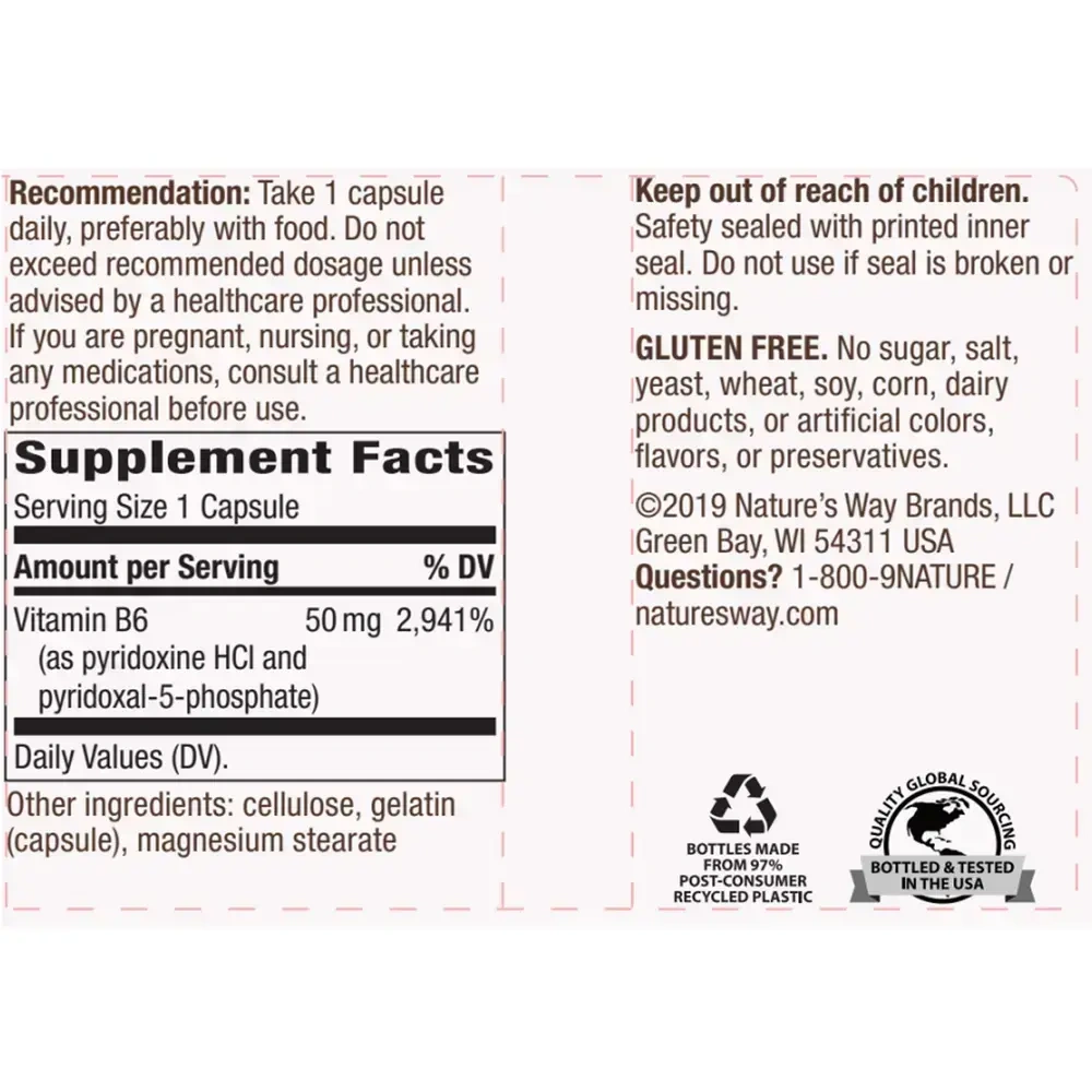 Product image for Vitamin B-6.