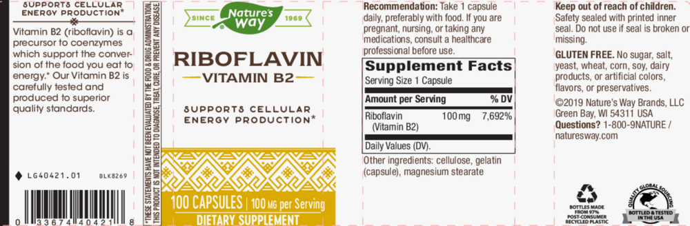 Product image for Vitamin B2.