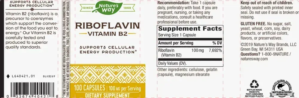 Product image for Vitamin B2.