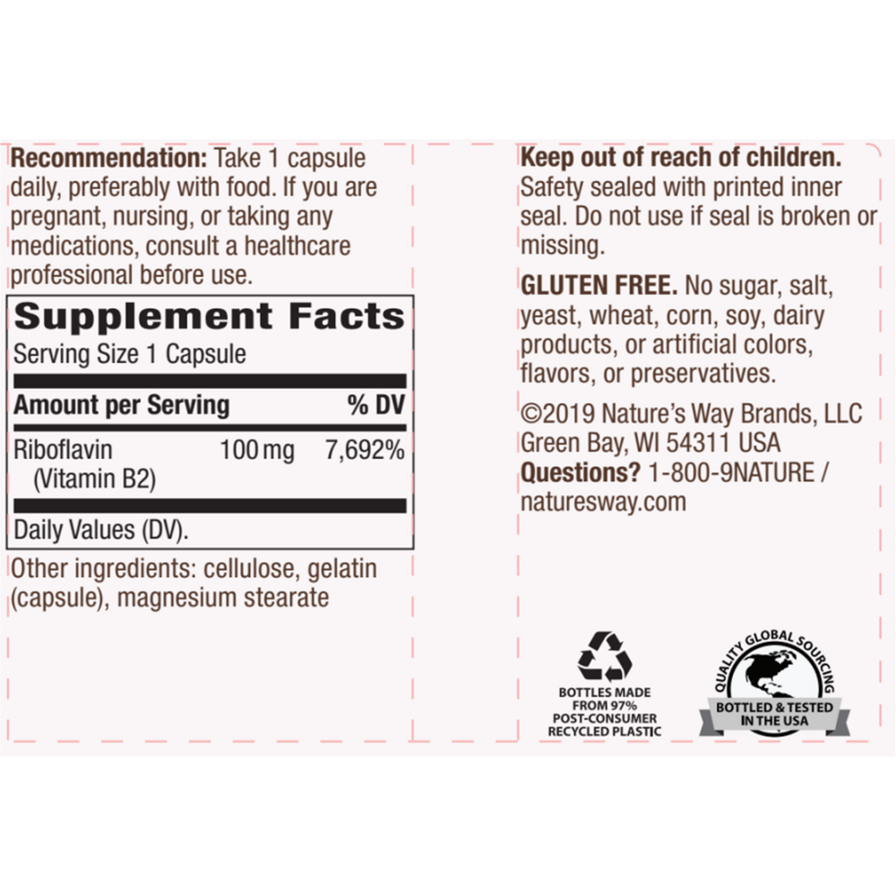 Product image for Vitamin B2.