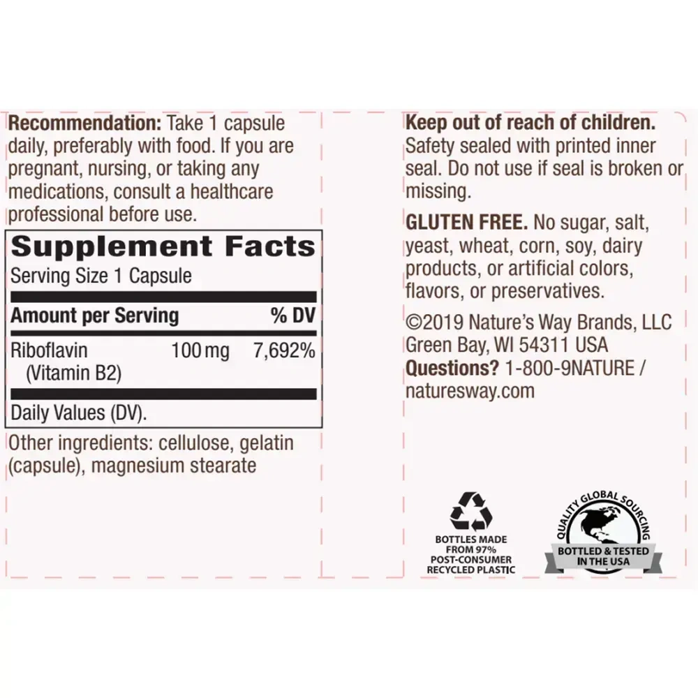 Product image for Vitamin B2.