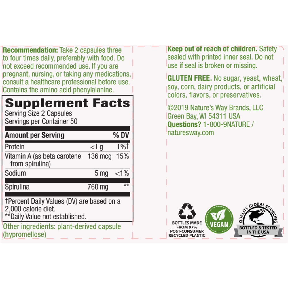 Product image for Spirulina Micro-Algae.