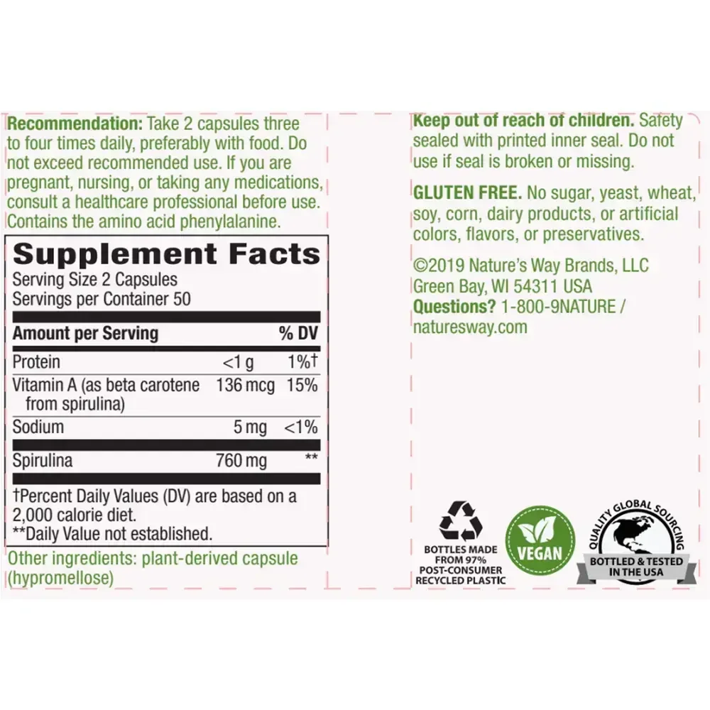 Product image for Spirulina Micro-Algae.