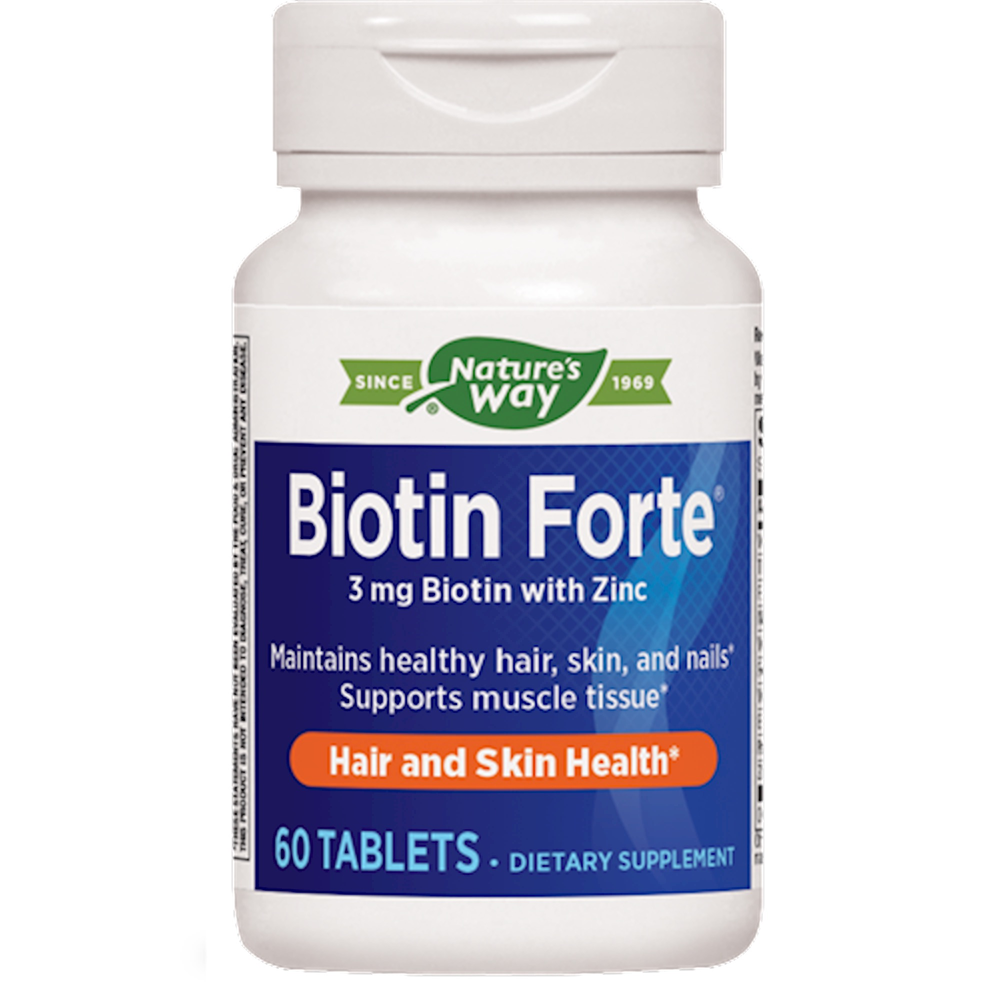 Product image for Biotin Forte® 3mg with Zinc.