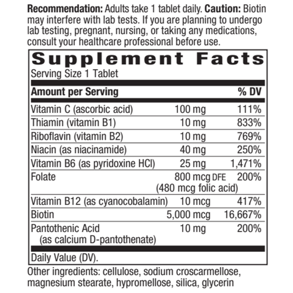 Product image for Biotin Forte® 5mg without Zinc.