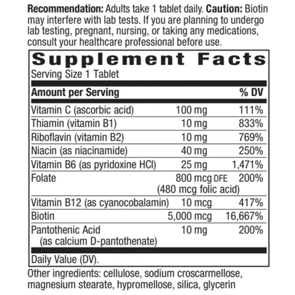 Product image for Biotin Forte® 5mg without Zinc.