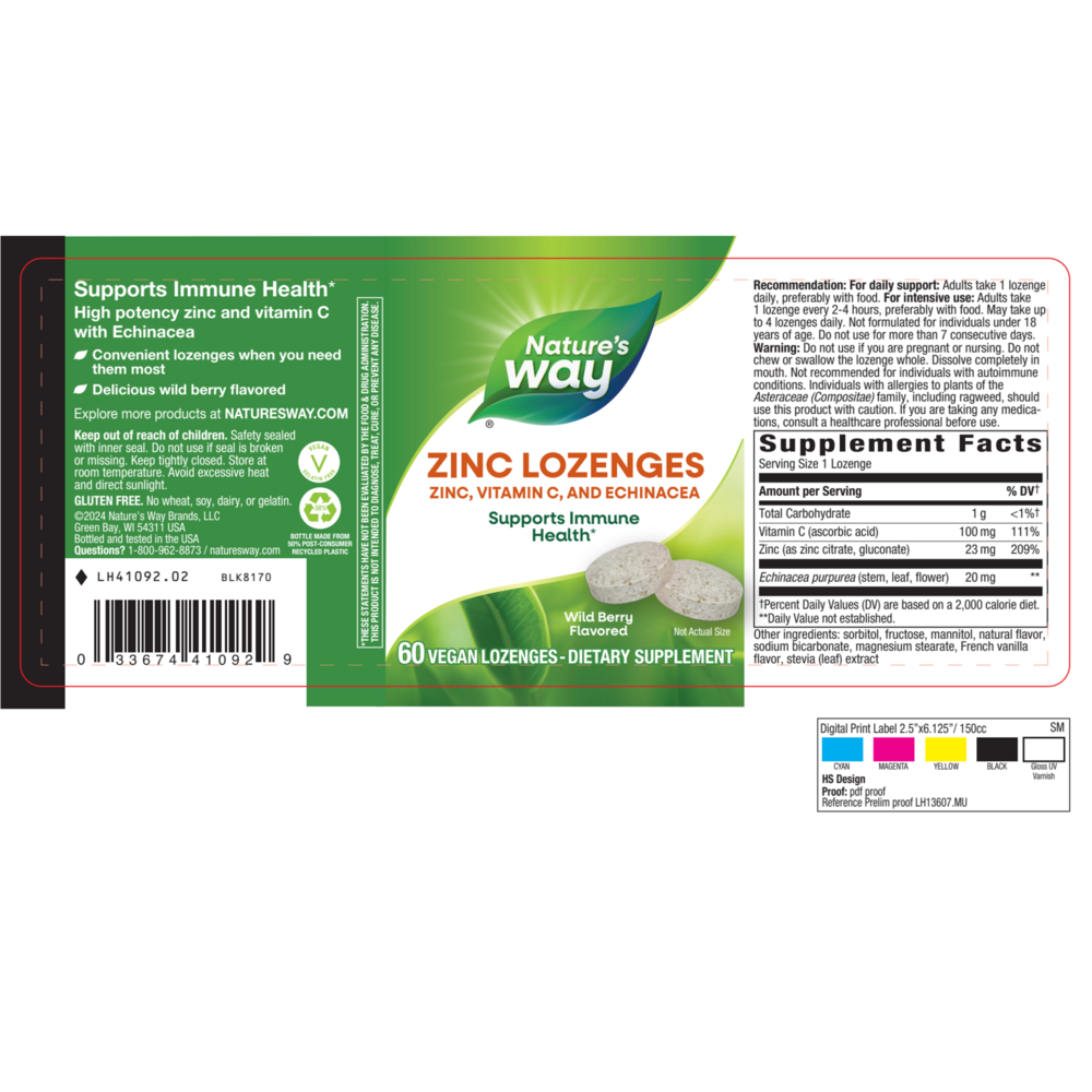 Product image for Zinc Lozenges 23mg.