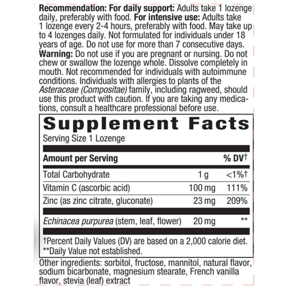 Product image for Zinc Lozenges 23mg.