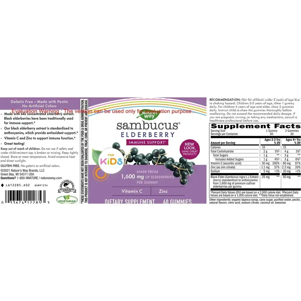 Product image for Sambucus for Kids.