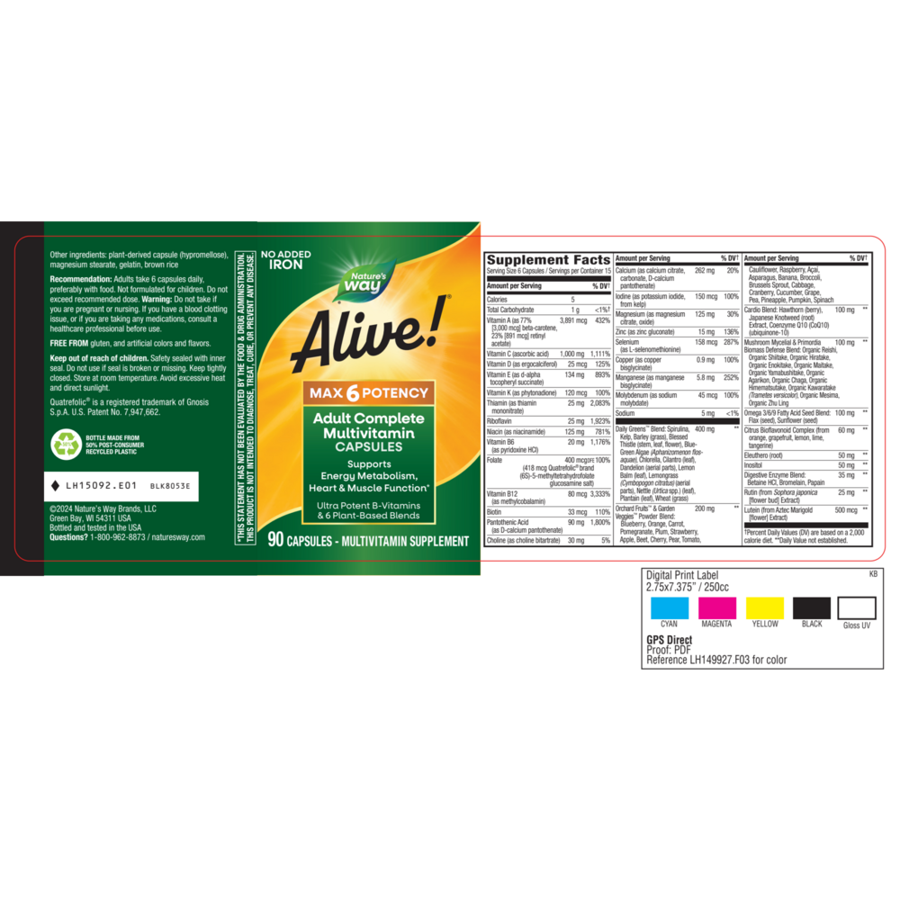 Product image for Alive!® Max6 Daily.