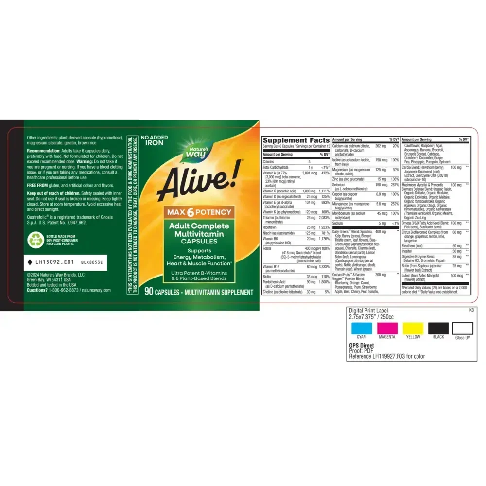 Product image for Alive!® Max6 Daily.