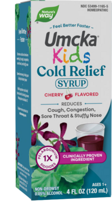 Umcka ColdCare Kids Syrup Cherry 120 Milliliters Umcka ColdCare Kids Syrup Cherry 120 Milliliters
