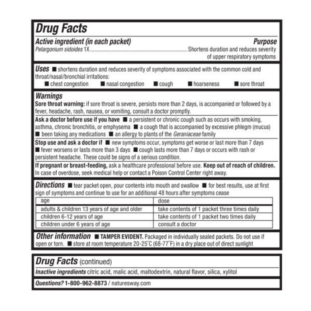 Product image for Umcka Coldcare Kids FastActives Cherry.