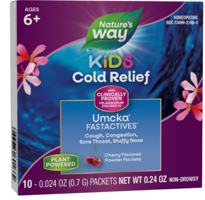 Umcka Coldcare Kids FastActives Cherry 10 Packets