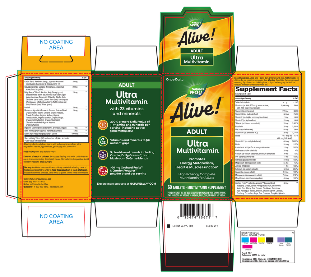 Product image for Alive! Adult Ultra Potency Complete Mult.