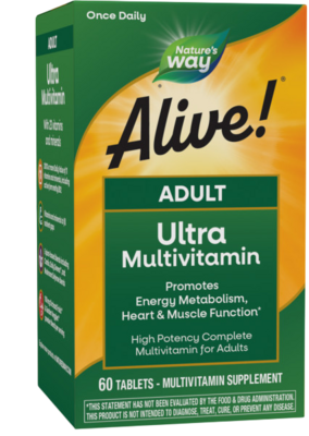 Alive! Adult Ultra Potency Complete Mult 60 tablets