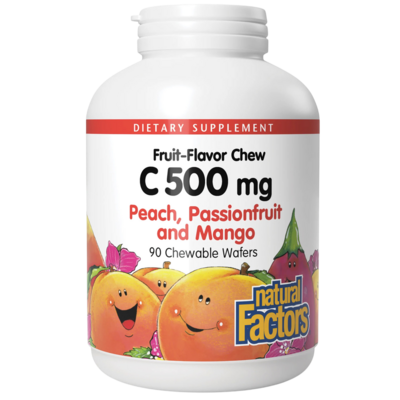 C500mg - Peach, Passionfruit, Mango 90 tablets